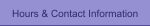 Hours & Contact Information
